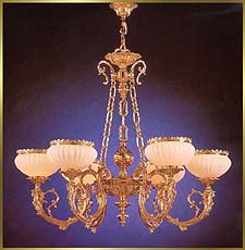 Alabaster Chandeliers Model: RL 1220-82